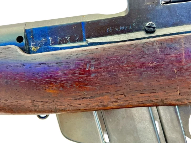 Navy Arms Enfield #4 Mk 1* .303 World War II French Resistance 1944 Dated "BS" marked matching serial number bolt PP 1832 - Image 22