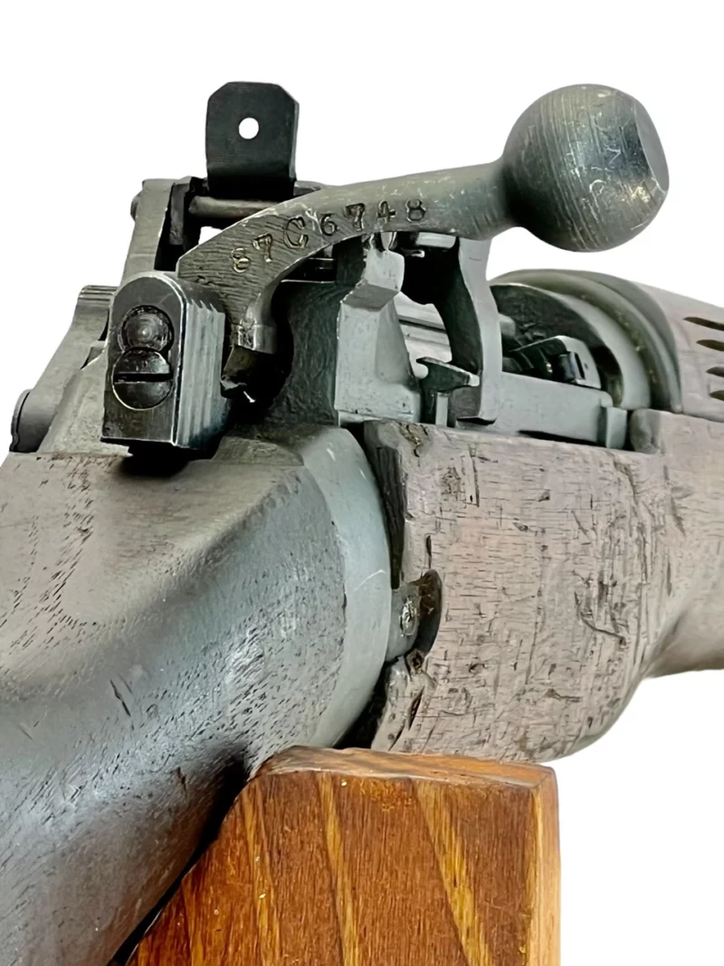 Navy Arms Enfield #4 Mk 1* .303 World War II French Resistance 1944 Dated "BT" "PP" marked non-matching SN bolt PP 0887 - Image 17