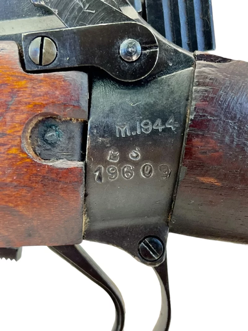 Navy Arms Enfield #4 Mk 1* .303 World War II French Resistance 1944 Dated "BS" marked matching serial number bolt PP 0494 - Image 23