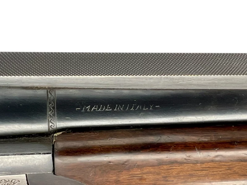 12ga O/U full side lock shotgun Emilio Rizzini Italian made single trigger VG condition - Image 6