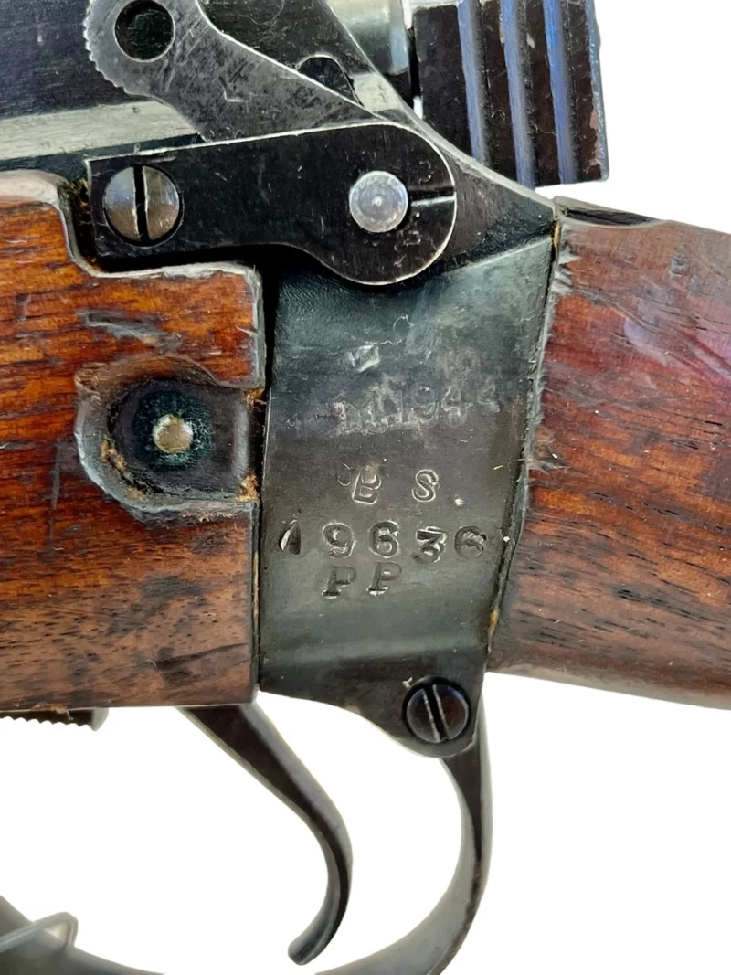 Navy Arms Enfield #4 Mk 1* .303 World War II French Resistance 1944 Dated "BS" and "PP" marked matching serial number bolt PP 0234 - Image 23