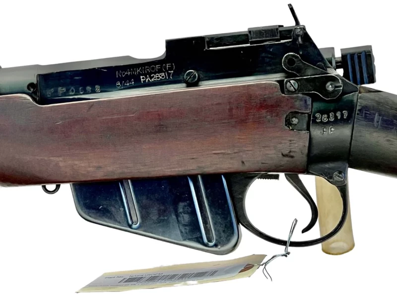 Navy Arms Enfield #4 Mk 1 .303 World War II French Resistance,1944 date "PP" marked, ROF(F) with matching bolt SN PP 0682 - Image 18