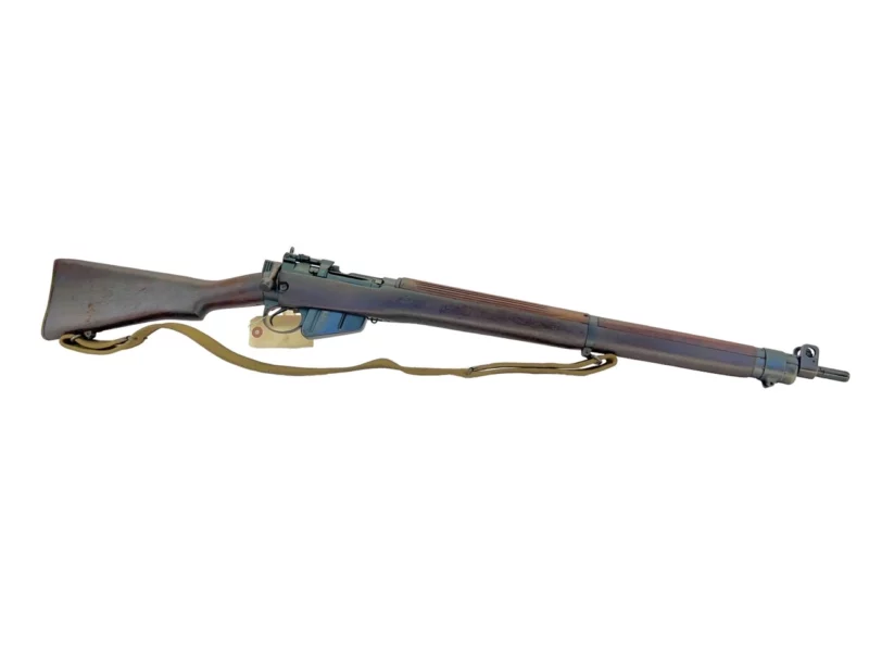 Navy Arms Enfield #4 Mk 1* .303 World War II French Resistance 1944 Dated "BS" marked matching serial number bolt PP 1135 - Image 10