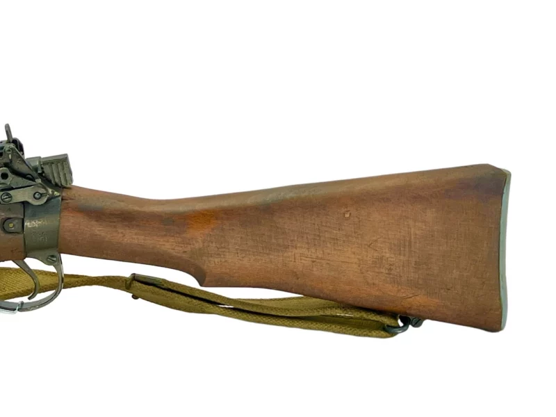 Navy Arms Enfield #4 Mk 1 .303 World War II French Resistance,1944 date "PP" marked, ROF(F) with matching bolt Zinc buttplate SN PP 1393 - Image 20