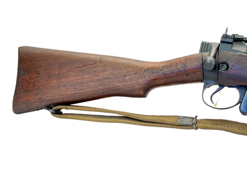 Navy Arms Enfield #4 Mk 1* .303 World War II French Resistance 1944 Dated "BS" and "PP" marked matching serial number bolt PP 0104 - Image 9