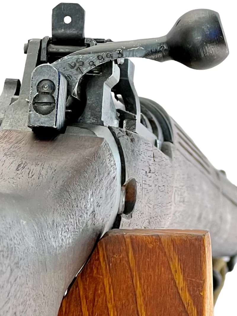 Navy Arms Enfield #4 Mk 1* .303 World War II French Resistance 1944 Dated "BS" marked matching serial number bolt PP 1395 - Image 17