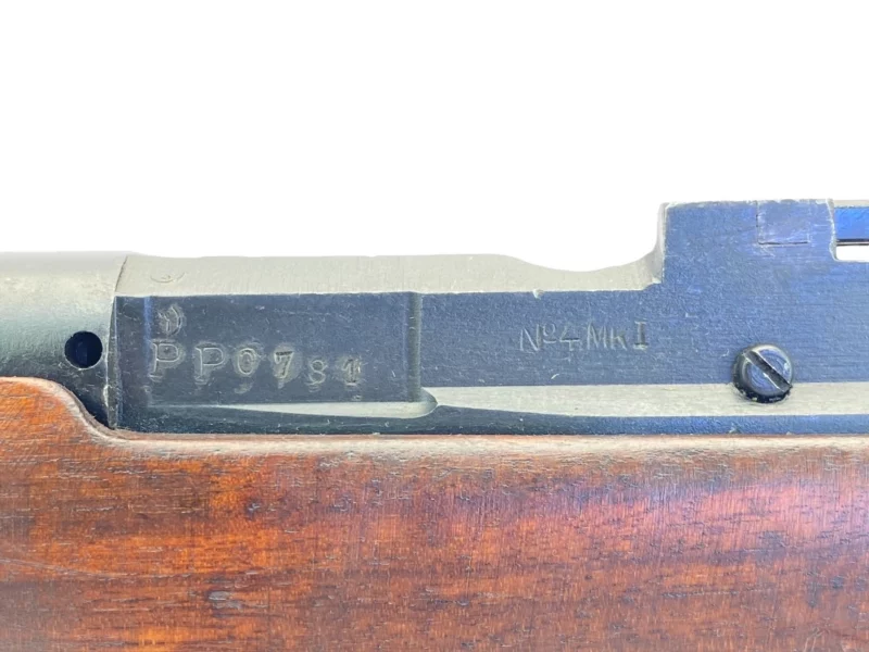 Navy Arms Enfield #4 Mk 1 .303 World War II French Resistance 1944 Dated "BT" and "PP" marked matching serial number bolt PP0781 - Image 9