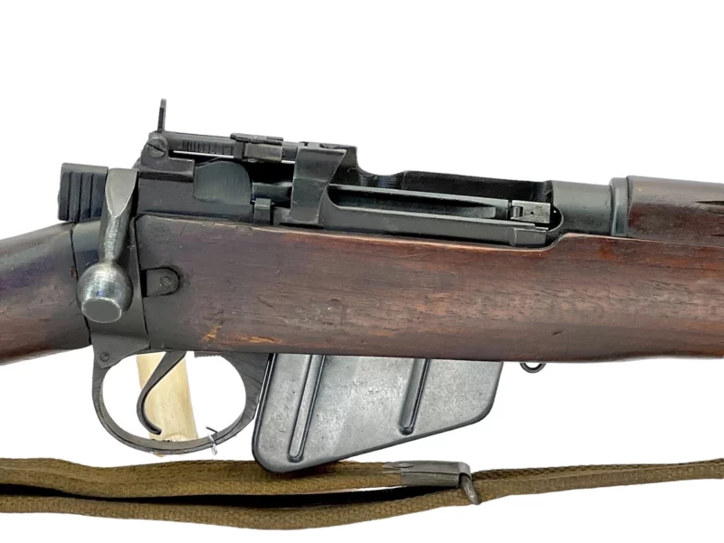 Navy Arms Enfield #4 Mk 1 .303 World War II French Resistance,1944 date "PP" marked, ROF(F) with matching bolt SN PP 1453 - Image 8
