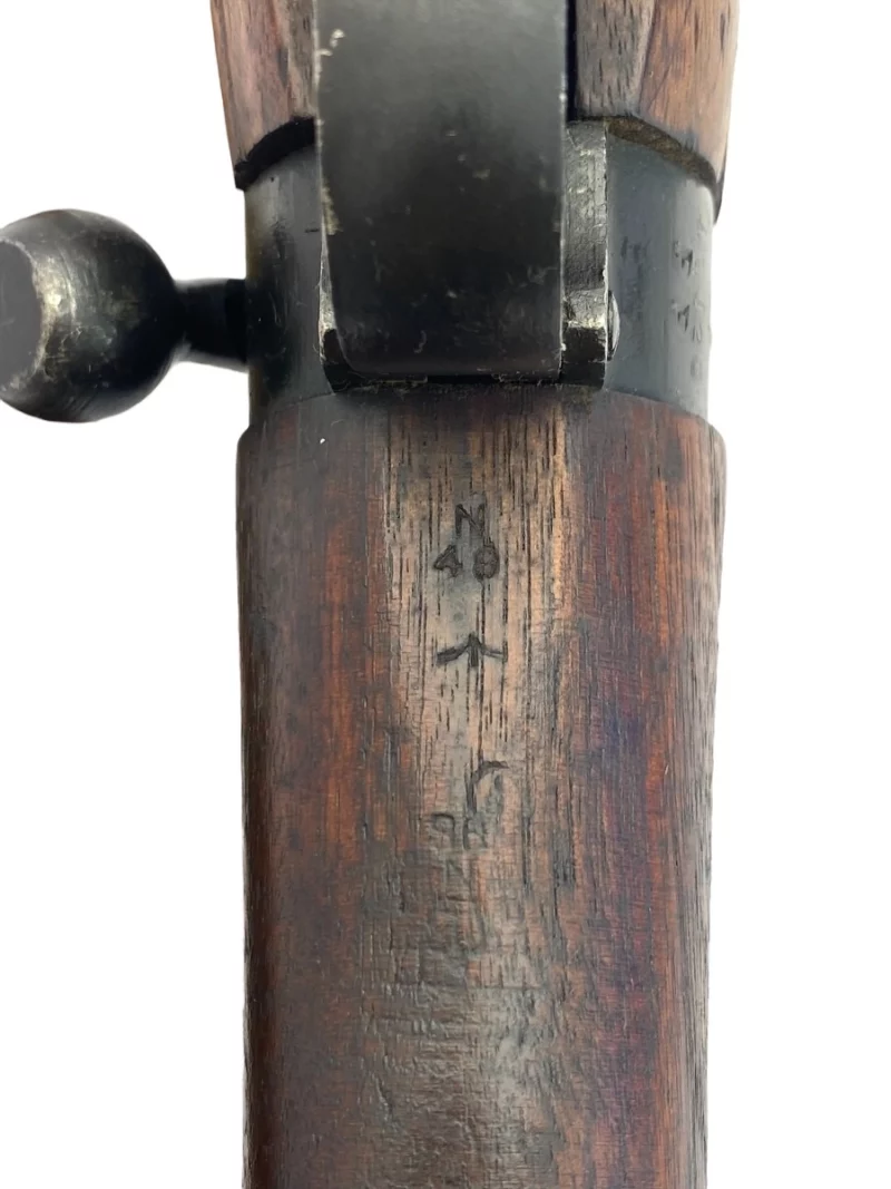 Navy Arms Enfield #4 Mk 1 .303 World War II French Resistance 1944 Dated "BT" and "PP" marked matching serial number bolt PP 1035 - Image 10