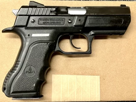 Israeli IWI Jericho 941 FSL pistol with rail mount blued, with 16-rd mag