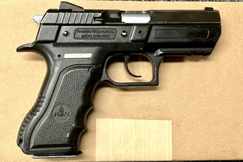 Israeli IWI Jericho 941 FSL pistol with rail mount blued, with 16-rd mag