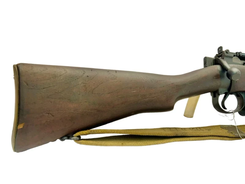 Navy Arms Enfield #4 Mk 1* .303 World War II French Resistance1944 Dated "BS" and "PP" marked non-matching serial number bolt PP 1127 - Image 11