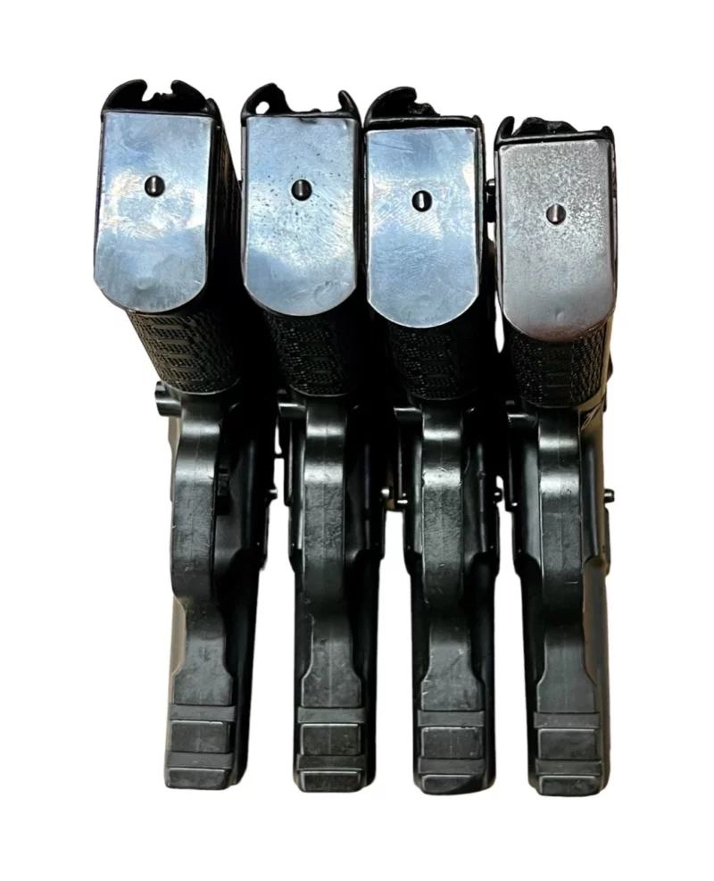 Israeli BUL Cherokee 2-tone 9mm, 16-rd mags, Pic Rail, round triggerguard, B-grade - Image 2