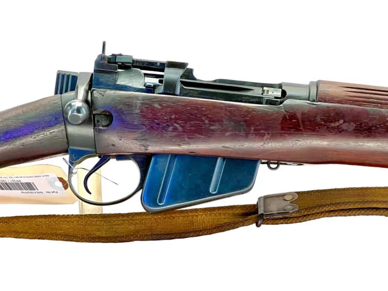 Navy Arms Enfield #4 Mk 1* .303 World War II French Resistance 1944 Dated "BS" and "PP" marked matching serial number bolt PP 351 - Image 11