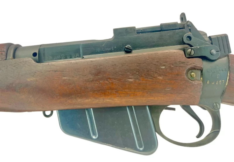 Navy Arms Enfield #4 Mk 1* .303 World War II French Resistance 1944 Dated "BT" marked non-matching SN bolt PP 1082 - Image 19