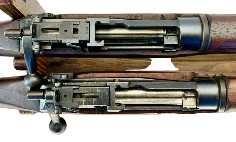 Navy Arms Enfield #4 Mk 1 .303 World War II French Resistance 1944 Dated duplicate serial numbered pair 35510/35510 - Image 11