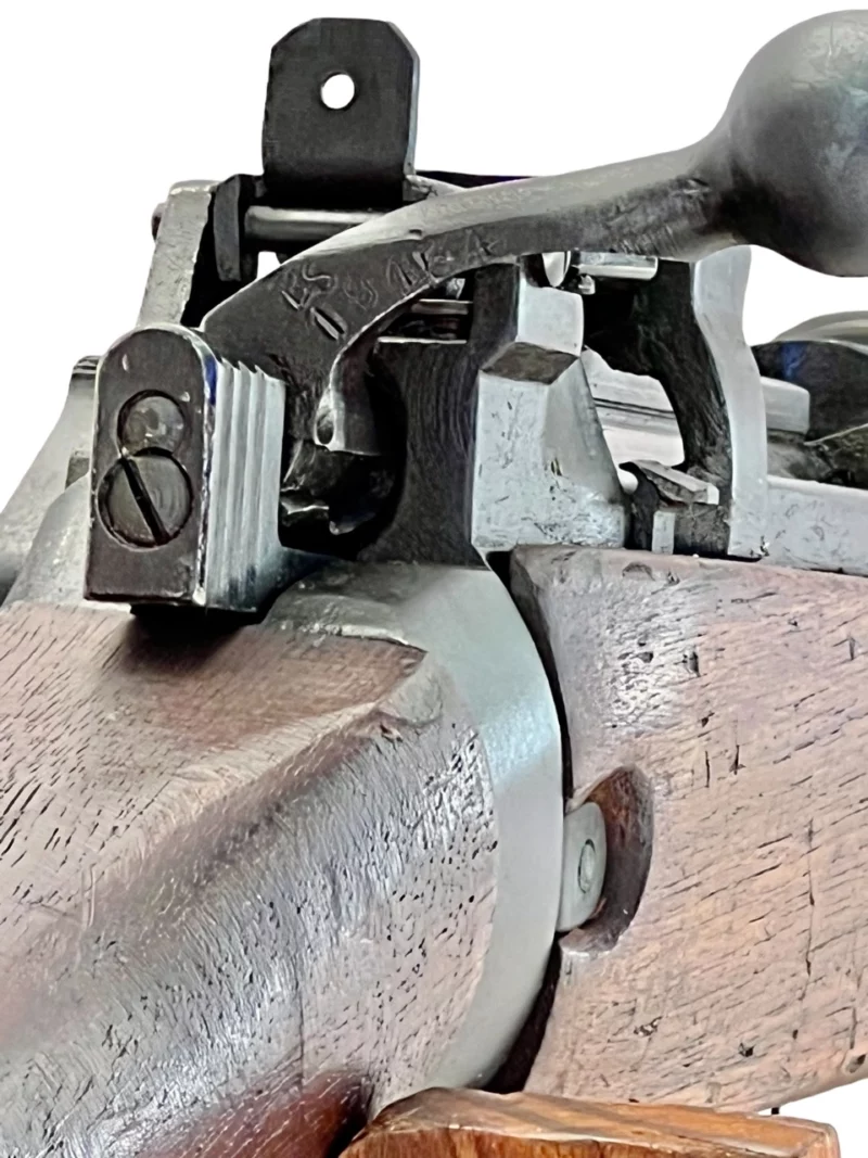 Navy Arms Enfield #4 Mk 1* .303 World War II French Resistance 1944 Dated "BS" and "PP" marked matching serial number bolt PP 1969 - Image 19