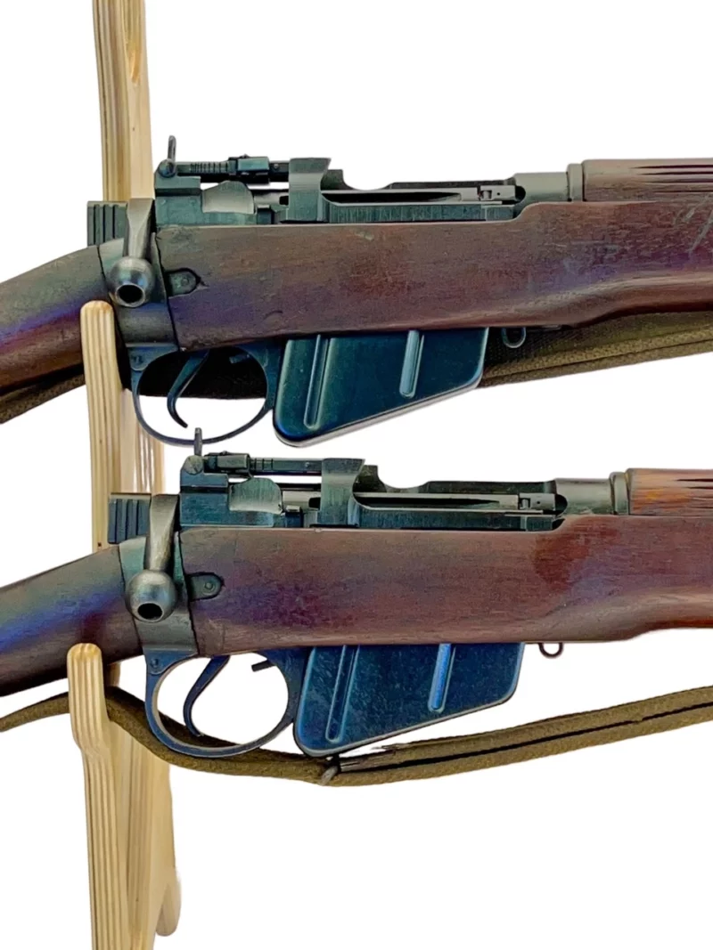 Navy Arms Enfield #4 Mk 1 .303 World War II French Resistance 1944 Dated consecutive serial numbered pair matching serial number bolt - Image 11