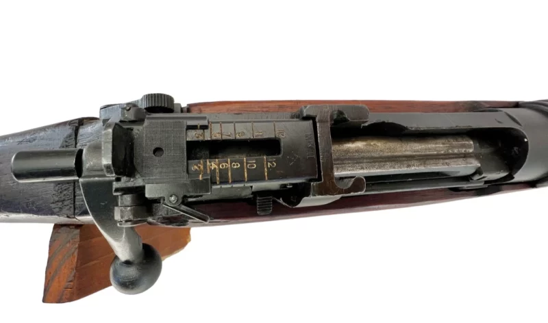 Navy Arms Enfield #4 Mk 1 .303 World War II French Resistance 1944 Dated "BU" "PP" marked non-matching bolt SN PP 0433 - Image 13