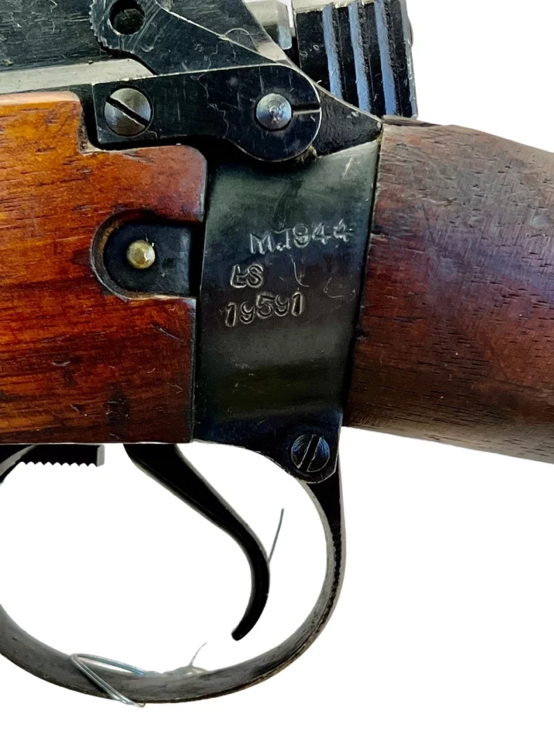 Navy Arms Enfield #4 Mk 1* .303 World War II French Resistance 1944 Dated "BS" marked matching serial number bolt PP 1305 - Image 22