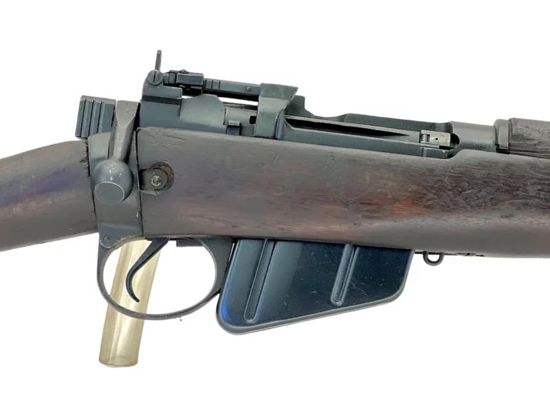 Navy Arms Enfield #4 Mk 1* .303 World War II French Resistance 1944 Dated "BS" and "PP" marked matching serial number bolt PP 0741 - Image 8
