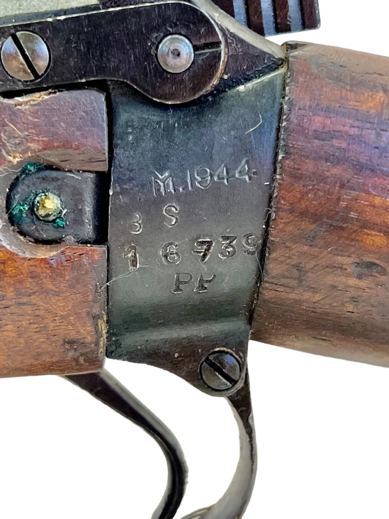Navy Arms Enfield #4 Mk 1* .303 World War II French Resistance 1944 Dated "BS" and "PP" marked matching serial number bolt PP 1756 - Image 21