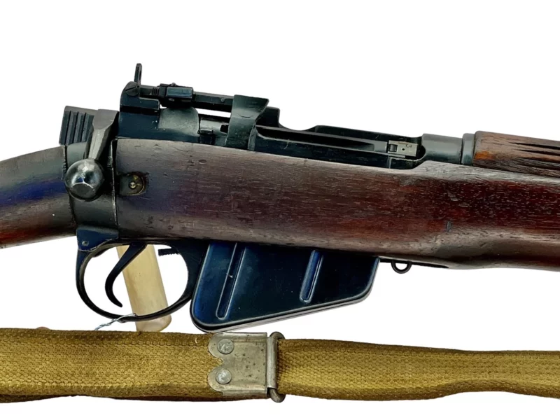 Navy Arms Enfield #4 Mk 1 .303 World War II French Resistance,1944 date "PP" marked, ROF(F) with matching bolt SN PP 1965 - Image 10