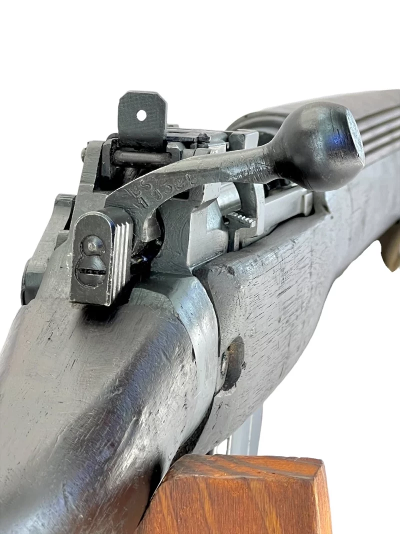 Navy Arms Enfield #4 Mk 1* .303 World War II French Resistance 1944 Dated "BS" and "PP" marked matching serial number bolt PP 1818 - Image 14