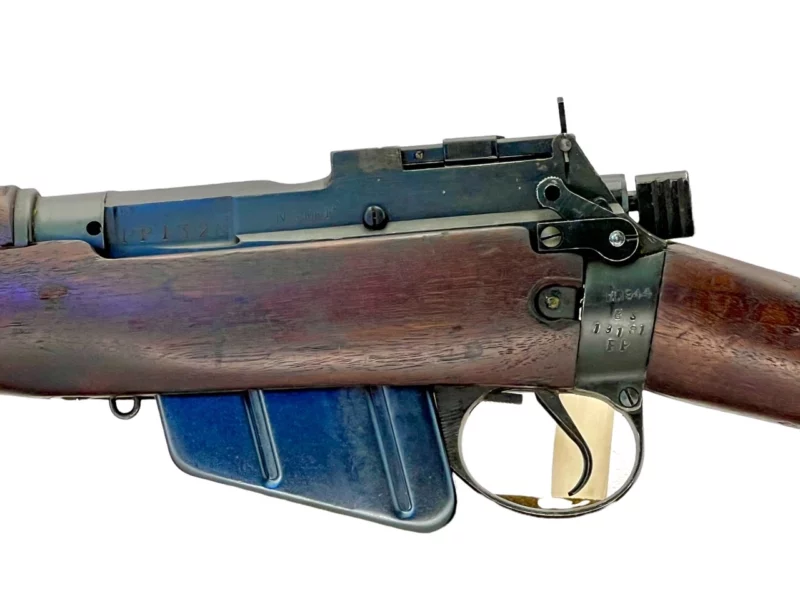 Navy Arms Enfield #4 Mk 1* .303 World War II French Resistance 1944 Dated "BS" and "PP" marked matching serial number bolt PP 1326 - Image 20