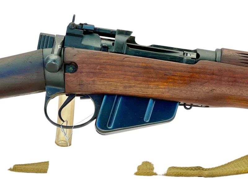 Navy Arms Enfield #4 Mk 1* .303 World War II French Resistance 1944 Dated "BT" and "PP" marked matching serial number bolt PP 1079 - Image 12