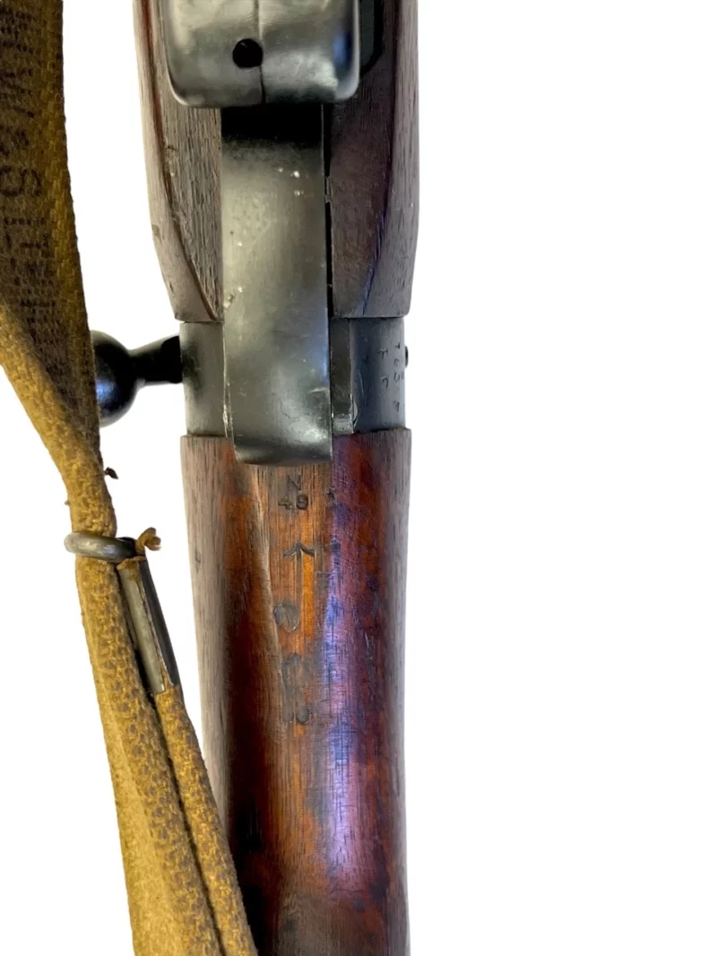 Navy Arms Enfield #4 Mk 1* .303 World War II French Resistance 1944 Dated "BS" and "PP" marked matching serial number bolt PP 0104 - Image 17