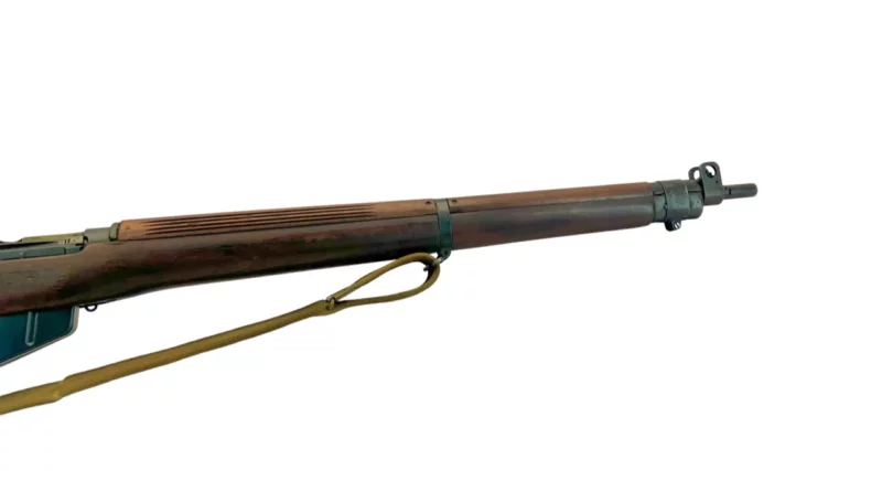 Navy Arms Enfield #4 Mk 1* .303 World War II French Resistance1944 Dated "BS" and "PP" marked non-matching serial number bolt PP 0128 - Image 13