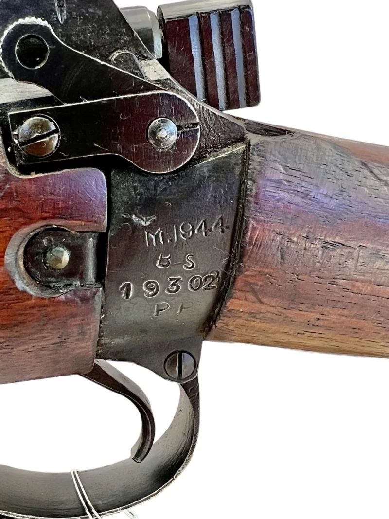Navy Arms Enfield #4 Mk 1* .303 World War II French Resistance 1944 Dated "BS" and "PP" marked matching serial number bolt PP 0414 - Image 21