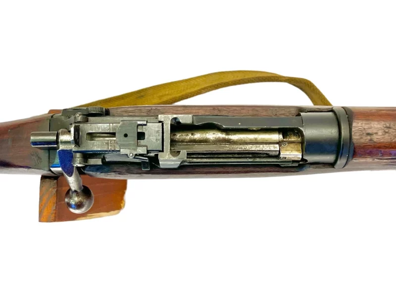 Navy Arms Enfield #4 Mk 1* .303 World War II French Resistance 1944 Dated "BS" marked matching serial number bolt PP 1832 - Image 14