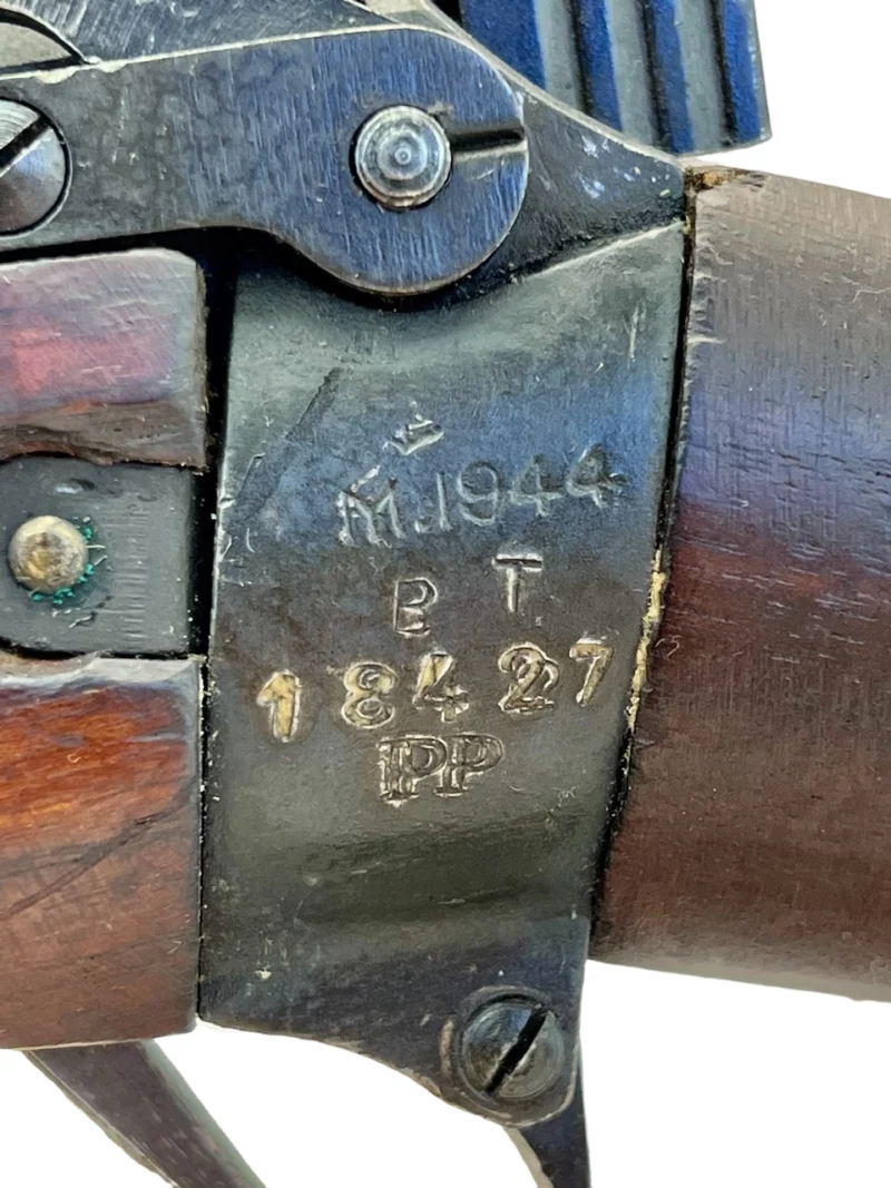 Navy Arms Enfield #4 Mk 1 .303 World War II French Resistance 1944 Dated "BT" and "PP" marked matching serial number bolt PP 1467 - Image 22