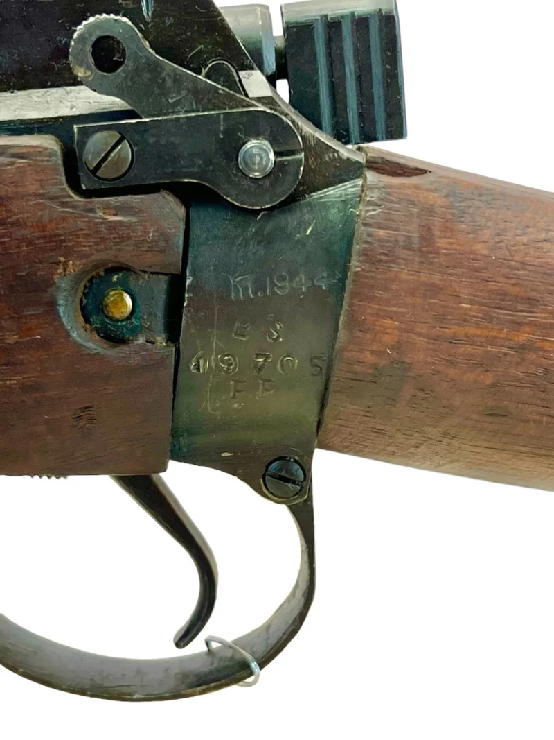 Navy Arms Enfield #4 Mk 1* .303 World War II French Resistance 1944 Dated "BS" and "PP" marked matching serial number bolt PP 1375 - Image 21