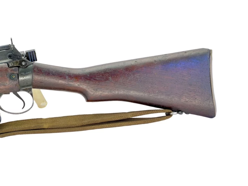 Navy Arms Enfield #4 Mk 1* .303 World War II French Resistance 1944 Dated "BS" and "PP" marked matching serial number bolt PP 1818 - Image 18