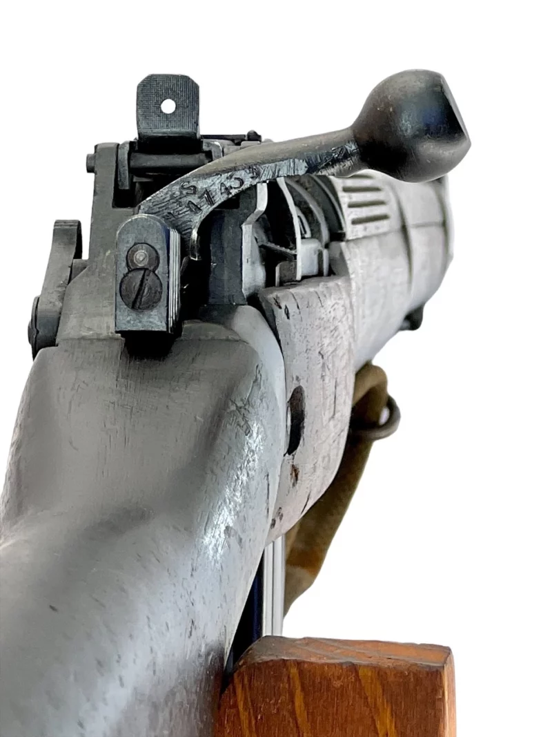Navy Arms Enfield #4 Mk 1* .303 World War II French Resistance 1944 Dated "BS" marked matching serial number bolt PP 1775 - Image 15