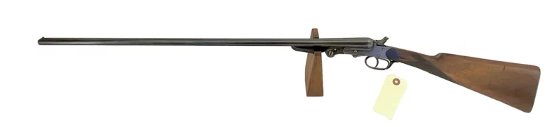 Belgium 410 side by side shotgun external hammer, fold-over “poacher’s gun” 38420 - Image 4