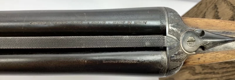side by side 12ga shotgun sidelock Zabala - Image 10