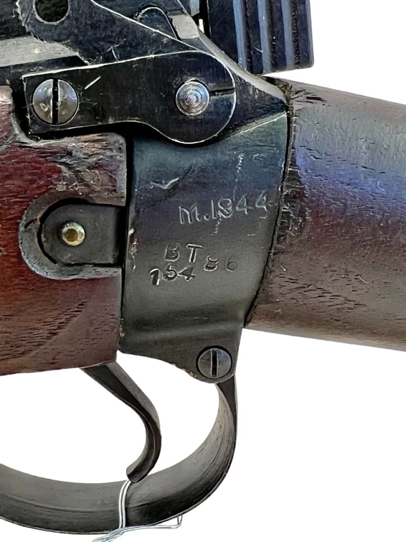 Navy Arms Enfield #4 Mk 1* .303 World War II French Resistance 1944 Dated "BT" marked matching serial number bolt PP 1678 - Image 23