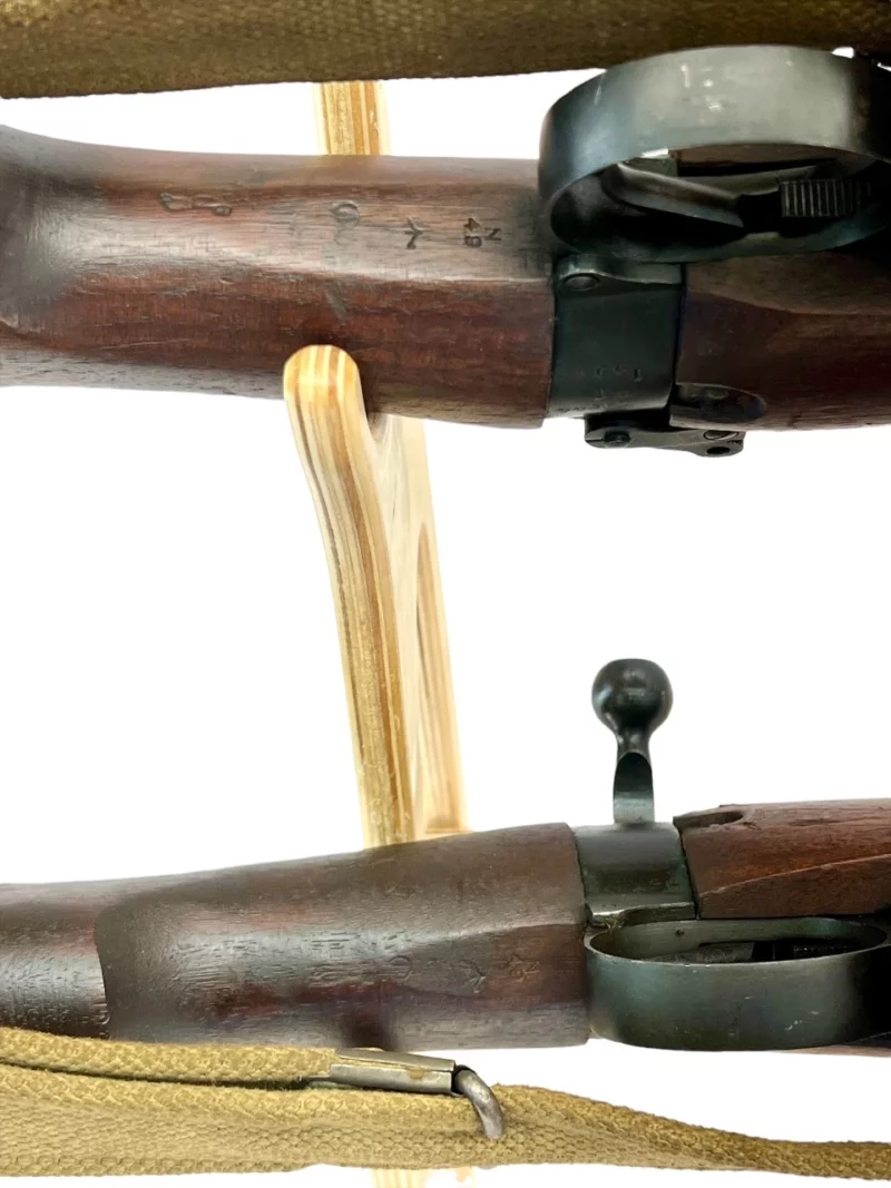 Navy Arms Enfield #4 Mk 1 .303 World War II French Resistance 1944 Dated consecutive serial numbered pair matching serial number bolt - Image 13