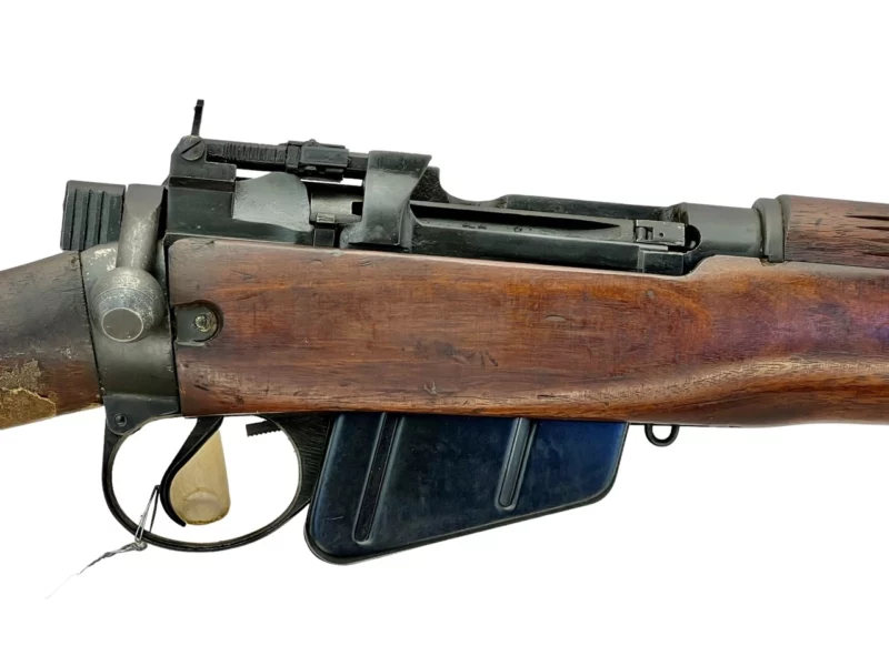 Navy Arms Enfield #4 Mk 1* .303 World War II French Resistance 1944 Dated "BT" "PP" marked non-matching SN bolt PP 1555 - Image 12