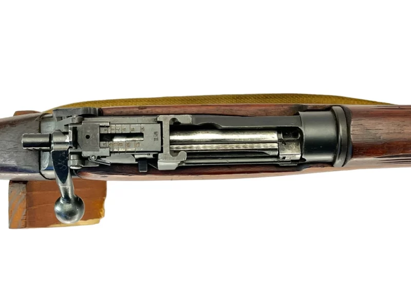 Navy Arms Enfield #4 Mk 1* .303 World War II French Resistance1944 Dated "BS" marked matching serial number bolt PP 1808 - Image 14