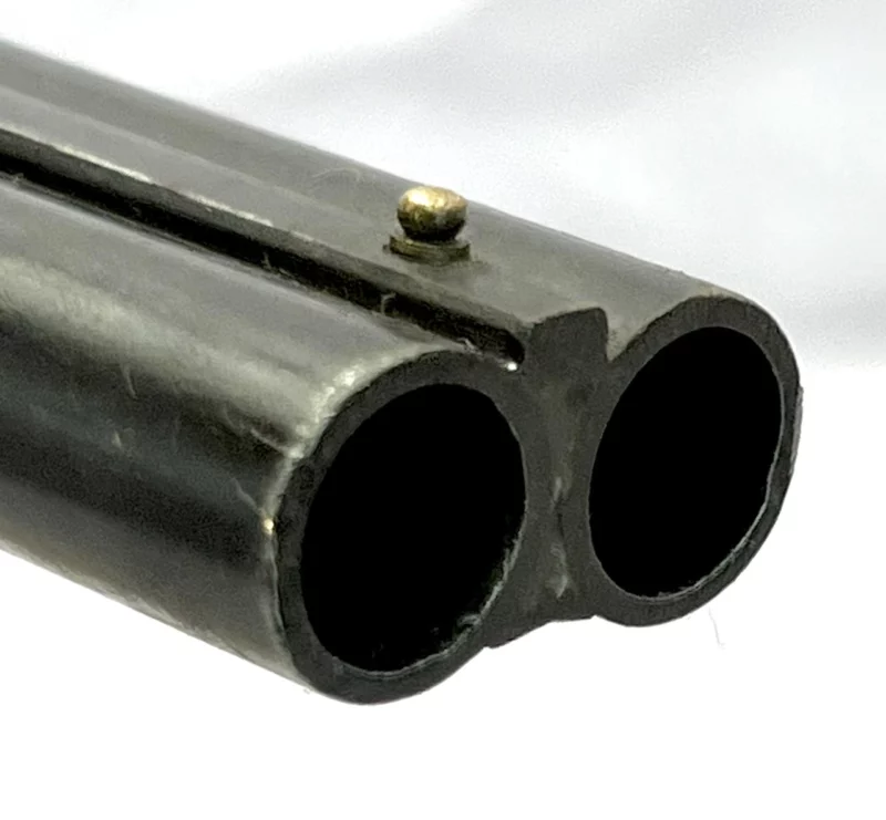 side by side 410ga hammer shotgun Belgium made SN 26941 - Image 4