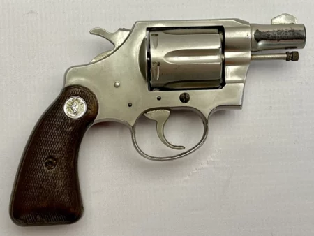Colt Detective Special revolver 2" nickel .38 Spl., 2nd Issue 1964 Mfg SN 846926