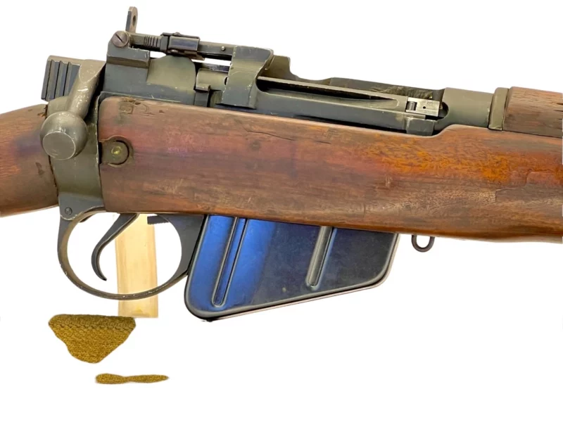 Navy Arms Enfield #4 Mk 1 .303 World War II French Resistance,1943 date "PP" marked, FTR Maltby Mfg. with matching bolt SN PP 1735 - Image 9
