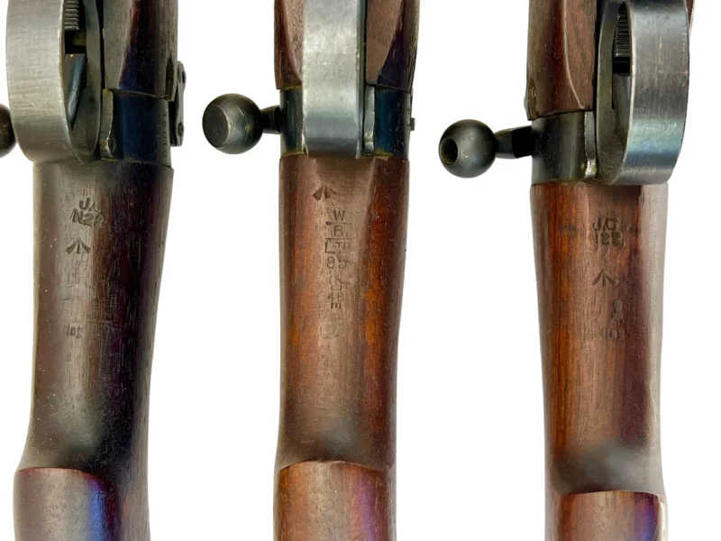 Navy Arms Enfield #4 Mk 1 .303 World War II French Resistance with brass buttplate 1944 date M47/C "PP" marked - Image 14