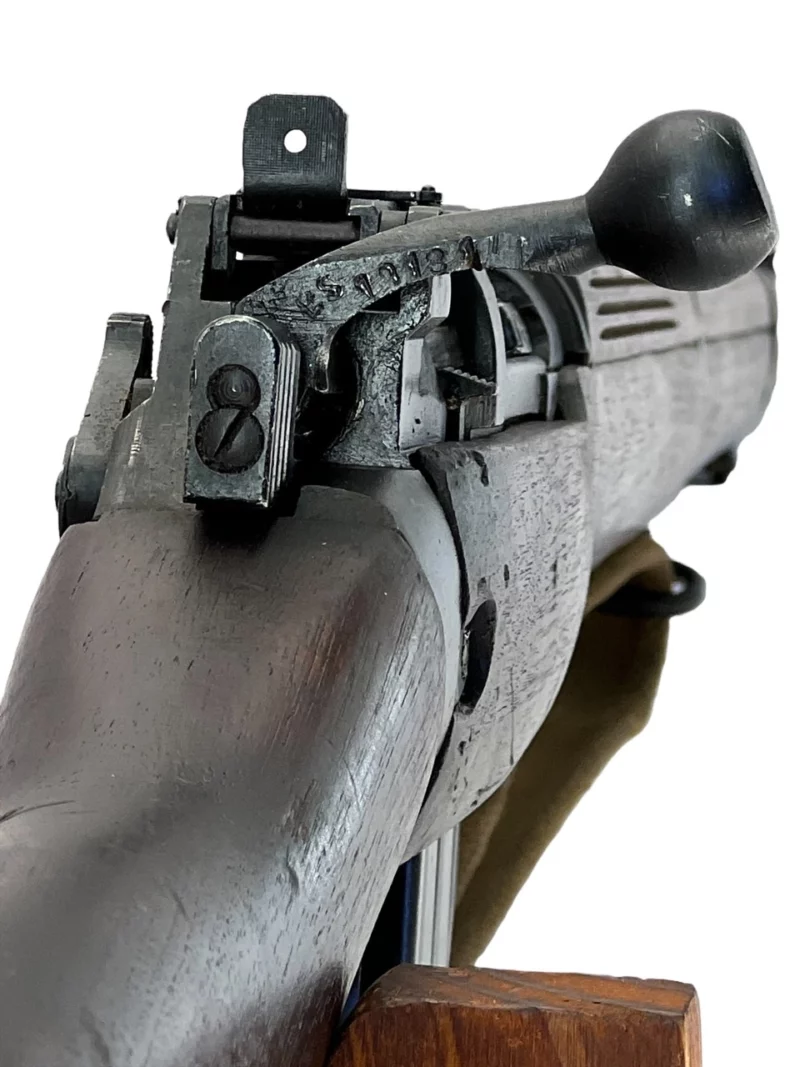 Navy Arms Enfield #4 Mk 1* .303 World War II French Resistance 1944 Dated "BS" and "PP" marked matching serial number bolt PP 1326 - Image 15