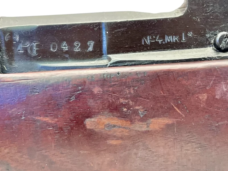 Navy Arms Enfield #4 Mk 1* .303 World War II French Resistance 1944 Dated "BS" and "PP" marked matching serial number bolt PP 0427 - Image 21